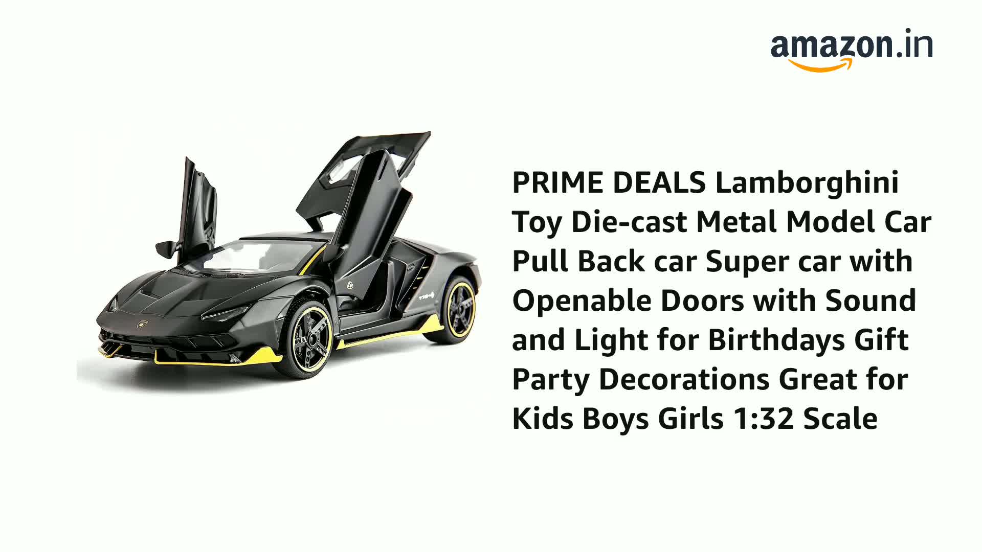 PRIME DEALS Lamborghini Toy Die-cast Metal Model Car Pull Back car