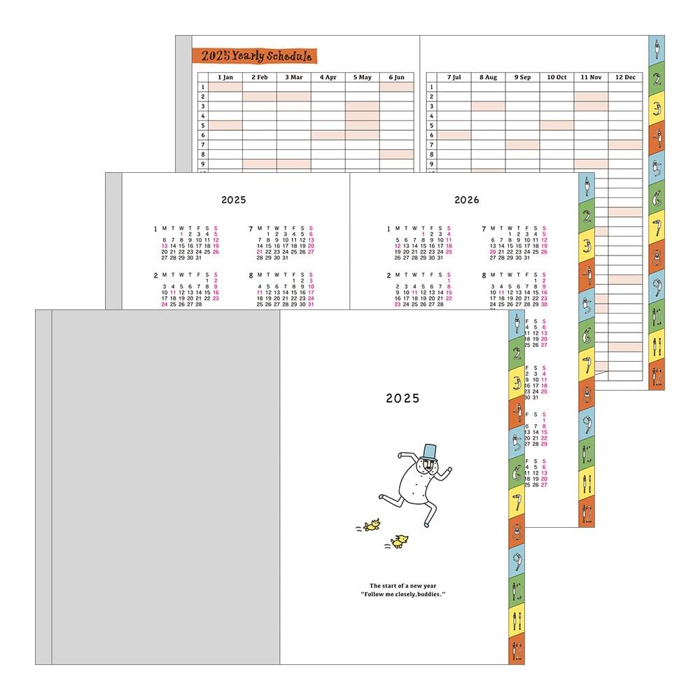 Amazon.co.jp: ミドリ ポケットダイアリー 手帳 2025年 B6