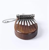 Vista 5 de 8 teclas mini kalimba exquisito dedo pulgar piano marimba musical buen accesorio colgante regalo
