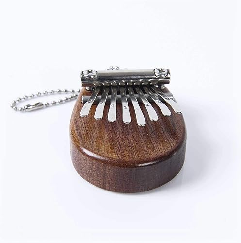 Miniatura 5 de 8 teclas Mini Kalimba exquisito dedo pulgar piano marimba musical buen accesorio colgante regalo