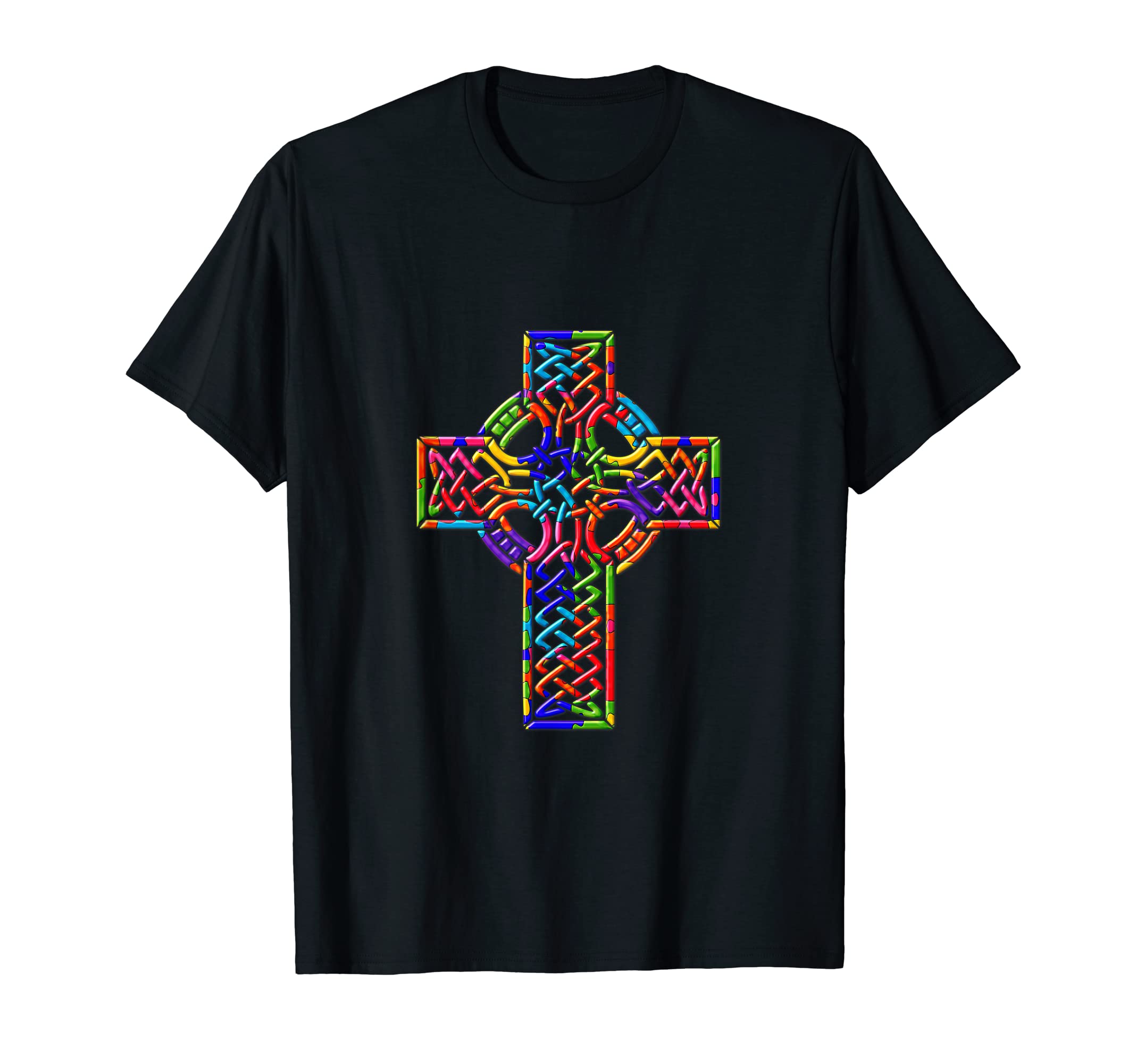Christian Jesus Christ Cross Jigsaw Autism Puzzle T-Shirt