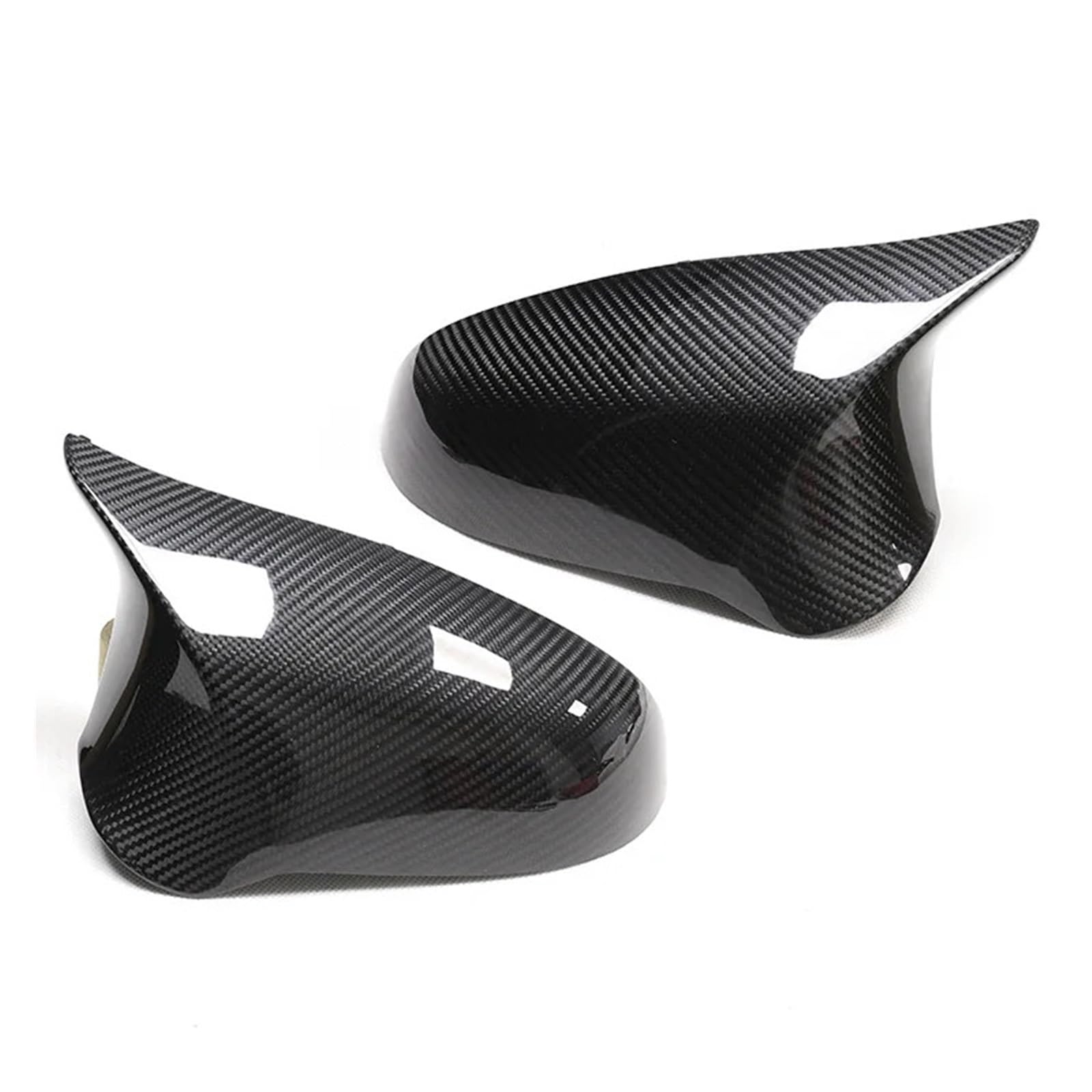 Real Dry Carbon Fiber Replacement Rearview Mirror Housing Reflector Cover Reverse Compatible with BMW F80 M3/F82m4/F87m2c