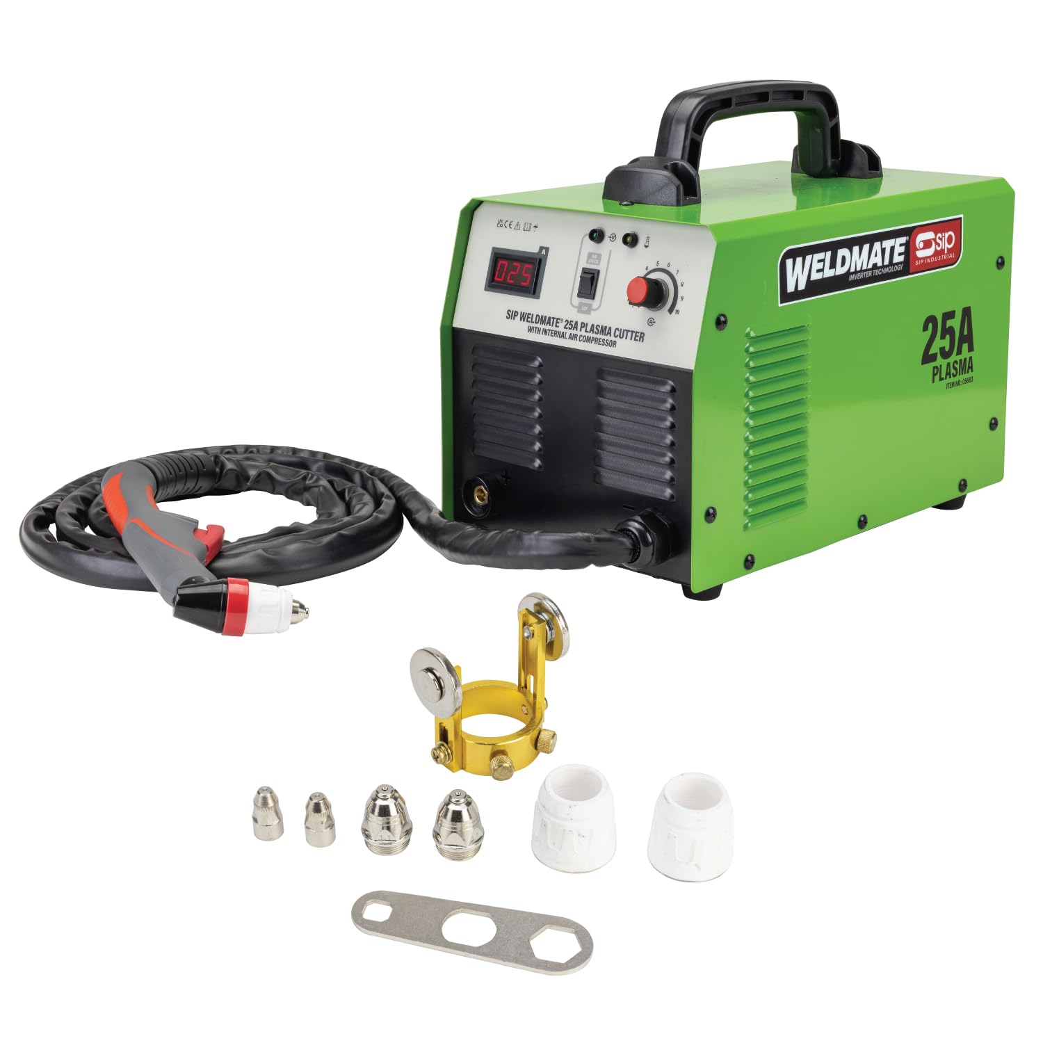 SIP Weldmate 5683 Plasma Cutter - 25A - Internal Compressor - 8mm Cutting Capacity