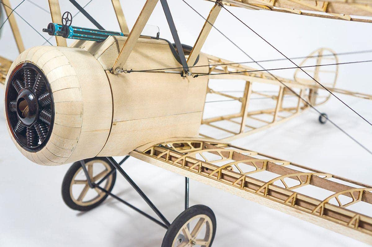 Torcster 215351 Sopwith Camel 1200mm Holzbaukasten Brushless Flugzeug Neuheit 2022 Balsa Modellflugzeug für RC Bausatz DIY, gelaserte Balsa Sperrholz Holz Bauteile Holzmodell Flugzeug