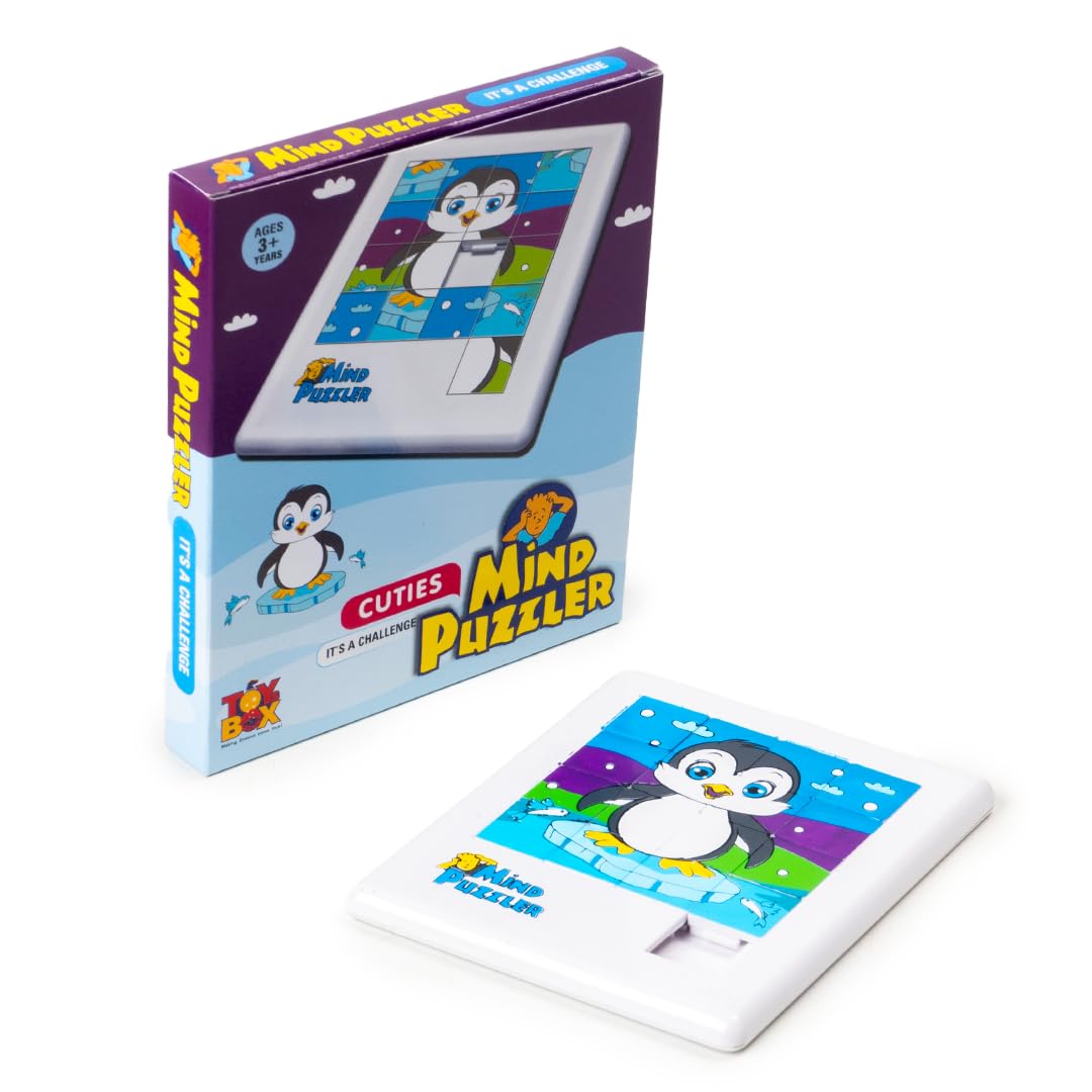 Toysbox Mind Puzzler Cuties Penguin Designed Framed Puzzle Game for Kids - Challenging Brain Teaser for Creative Thinking and Problem Solving-image-3