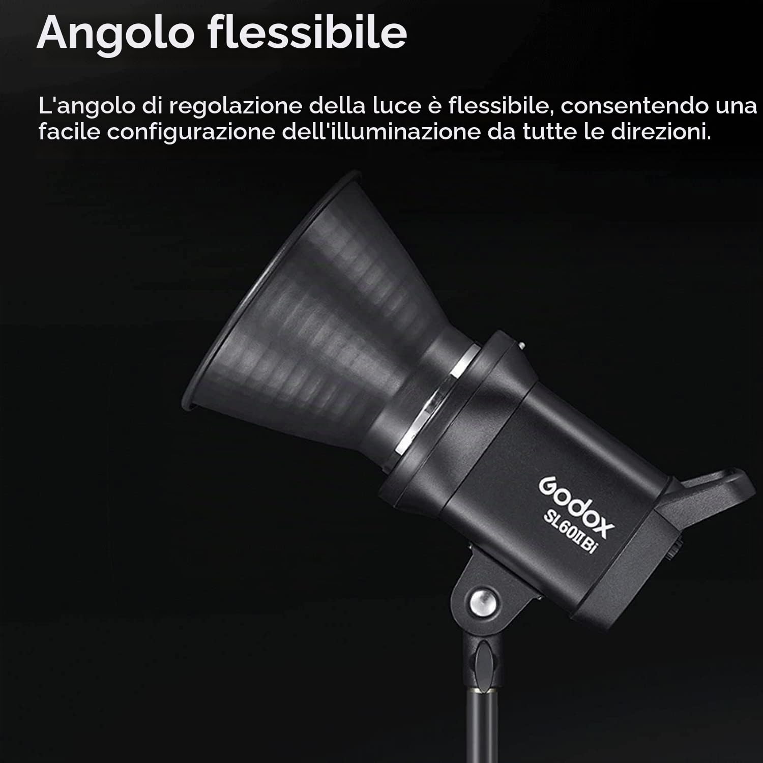 Godox SL60IID SL60II-D[Godox SL-60W SL60 Aggiornato]Luce Video LED COB 70W