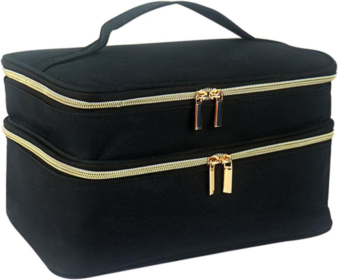 Douchi Large Sewing Accessories Organizer | Storage Basket for Supplies, Scissor, Needles, Black