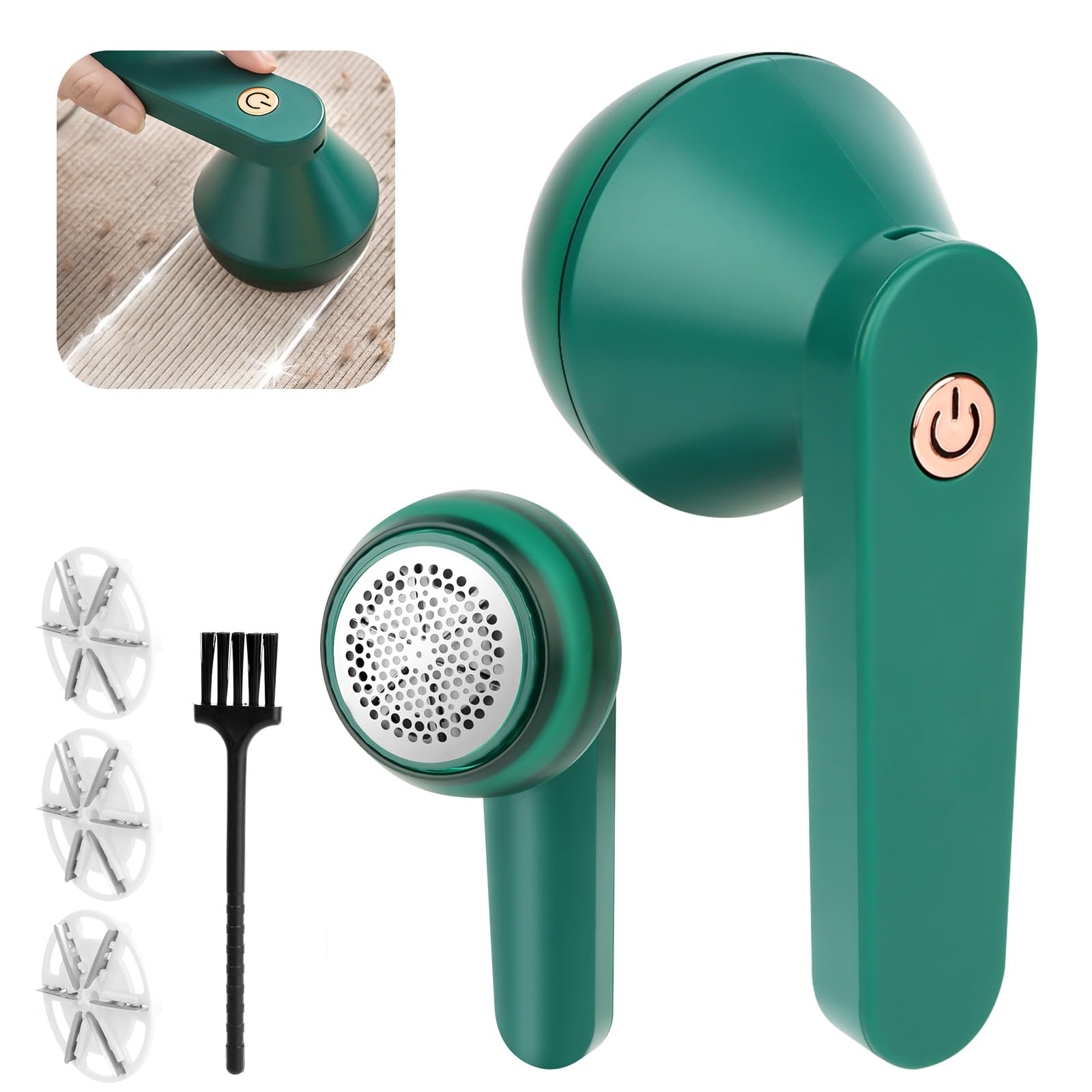 Quitapelusas Electrico,Maquina Quitar Bolitas Ropa, Portátil Quita Pelusas para Ropa, Carga por USB,Removedor de Borbotos Rápida y Eficaz para Ropa, Manta, Calcetines-Verde (Verde) : Amazon.es: Hogar y cocina