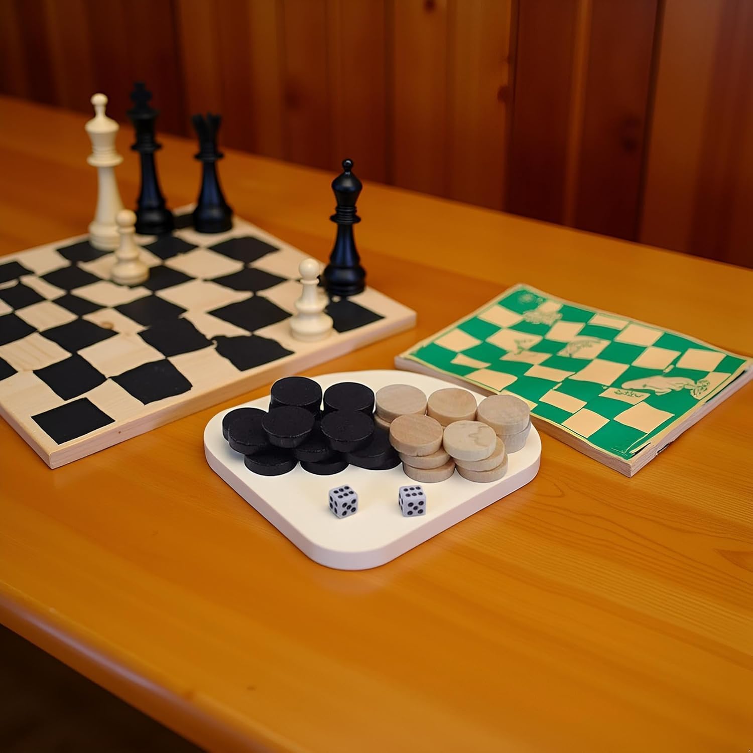 32Pcs Two-Tone Game Chess Piece - Image 4