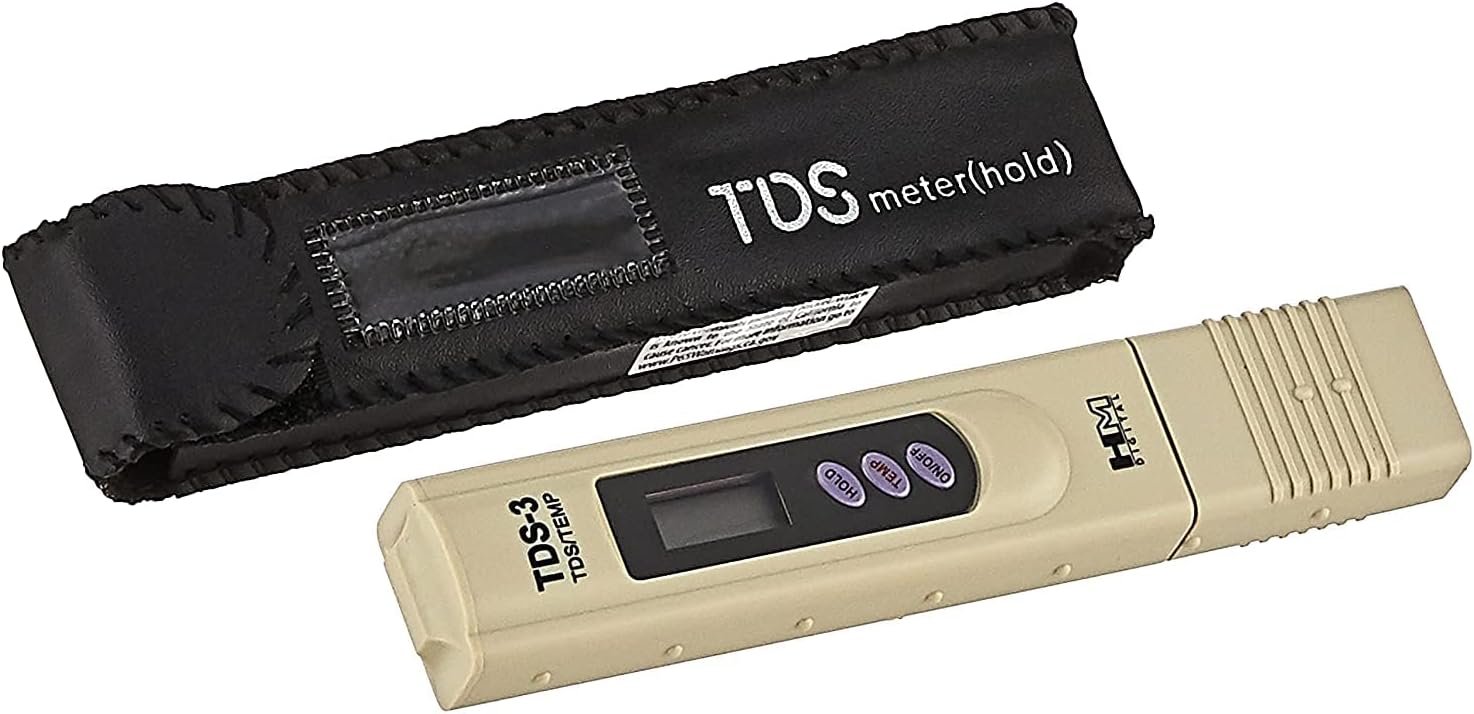 TDS Meter HM Black with Carrying Case