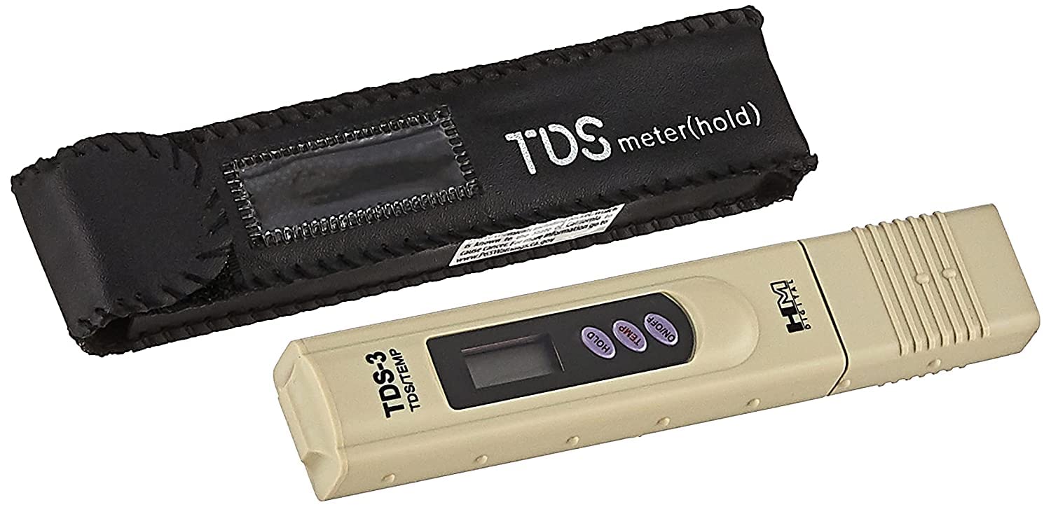 TDS Meter HM Black with Carrying Case