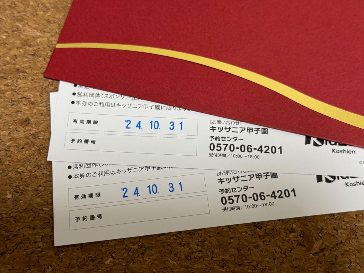 Amazon.co.jp: キッザニア甲子園限定 こども（3?15歳）ギフトパス 2枚 