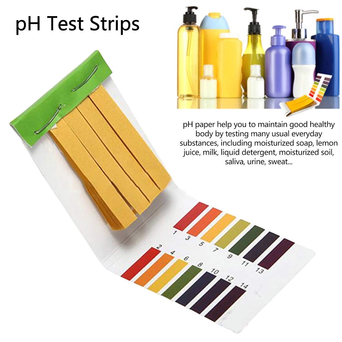 Buy KANGFPH, Testing Tools 80 Strips PH Test Strips PH Meter PH Controller Range 114st