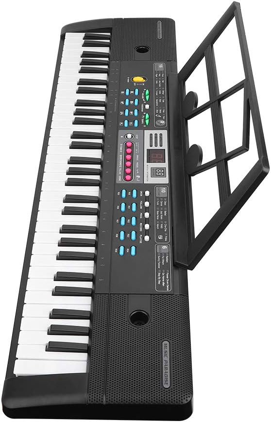 MQ-6111 61-Key Portable Keyboard Kids' Piano, Adjustable Volume Digital Electric Piano with Microphone, Digital Electric Keyboard Piano For Children (#3)