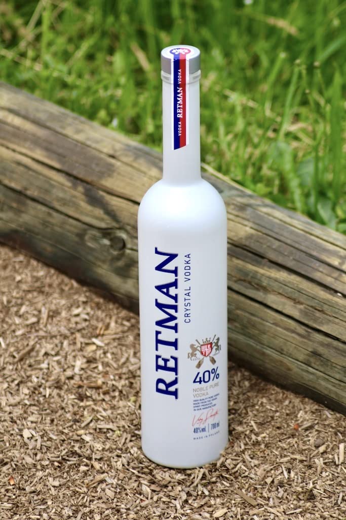 Torunska Retman Crystal Vodka, Premium-Wodka aus Polen, 0,7 L, 40 Prozent Vol.