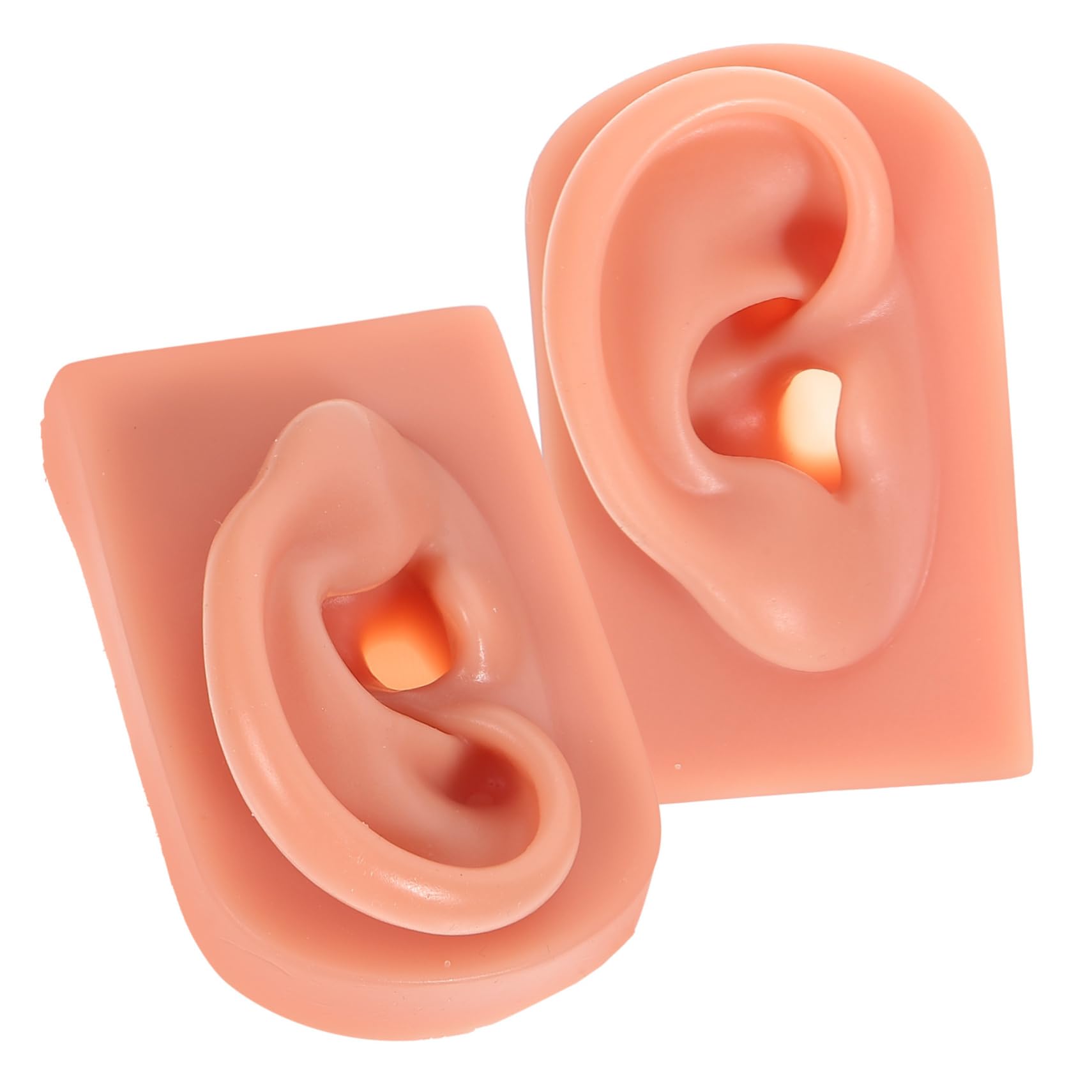 Baluue Perfect for Training Silicone Dummy Practice Ears Ear Piercing Model Kit