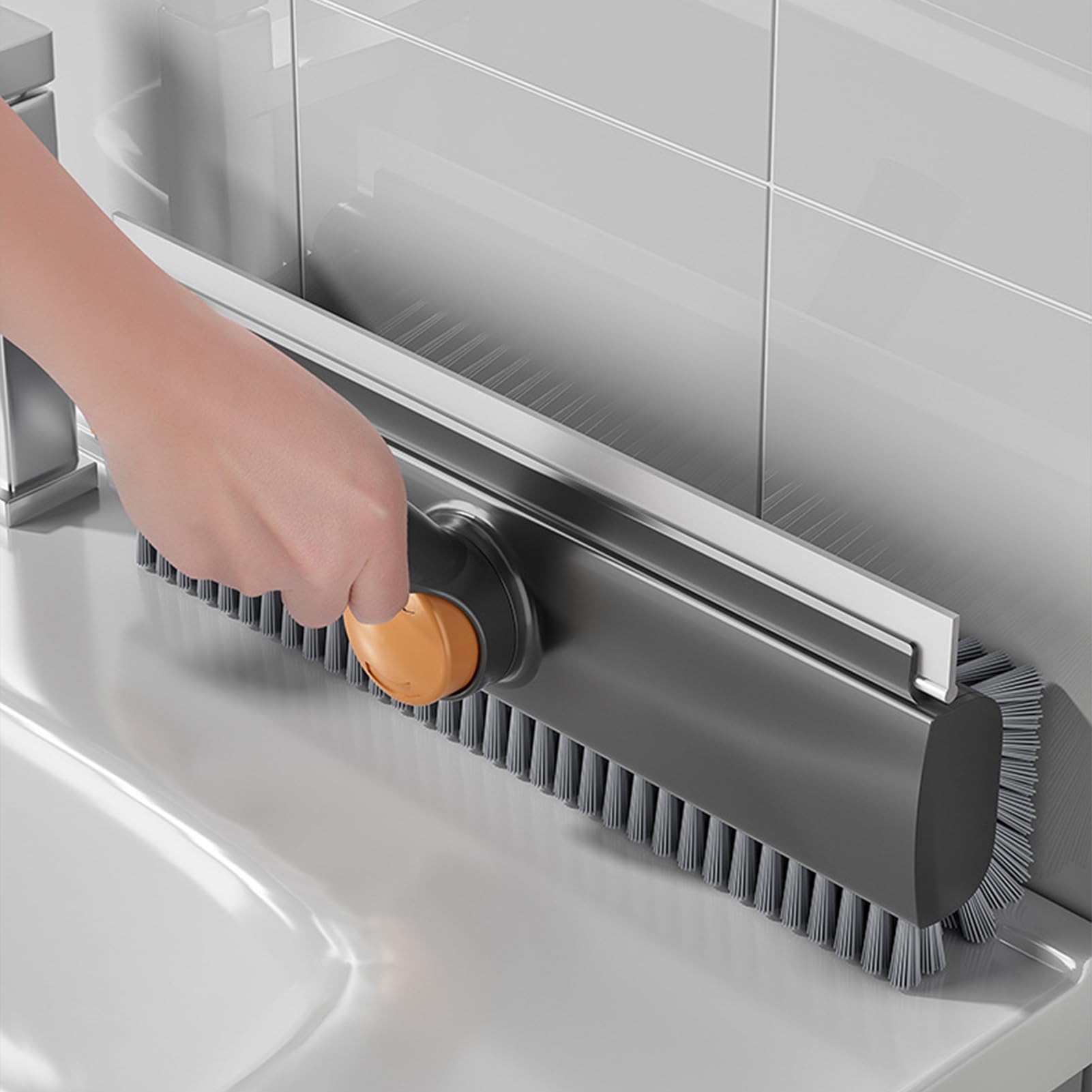 Cepillo Fregasuelos Mango Largo Ajustable y Multiusos