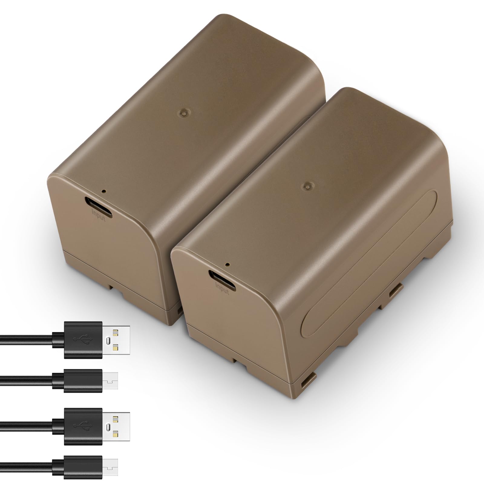 NEEWER 4400 mAh NP-F750 akumulator zastępczy USB C do Sony NP-F550 F750 F950