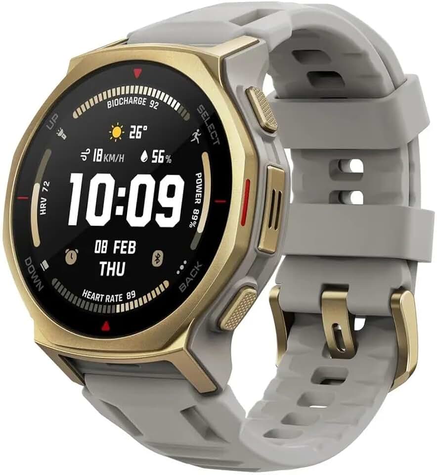 Amazfit T-Rex 3 Pro Outdoor Smart Watch 44mm Sapphire AMOLED Arctic Gold