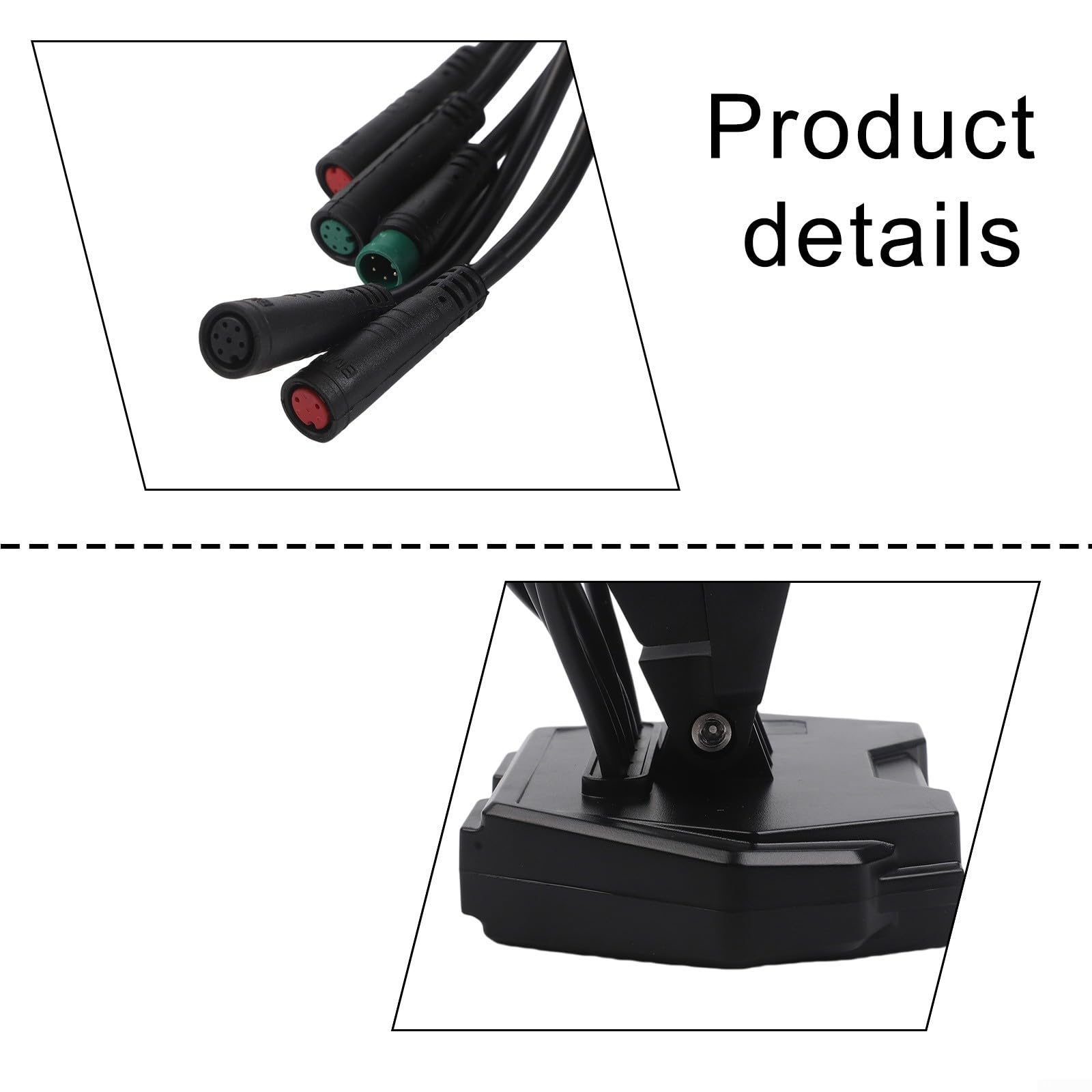 Cruscotto LCD per scooter elettrico, con schermo trasparente e connettore impermeabile per Kukirin G2Pro/Max/Master per modelli G3Pro (FEIMI-16)