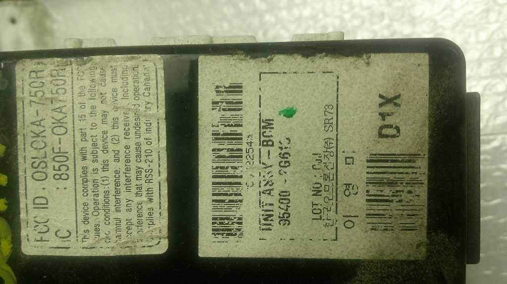 Body Control Module BCM 06 07 Compatible with Hyundai Compatible with Optima MAGENTIS 95400-2G610 954002G610