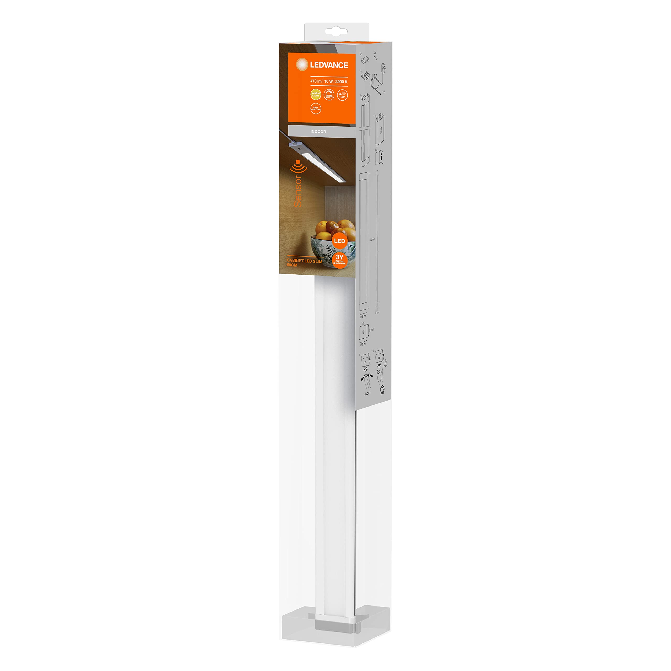 LEDVANCE Luz para muebles, 10 W, Blanco