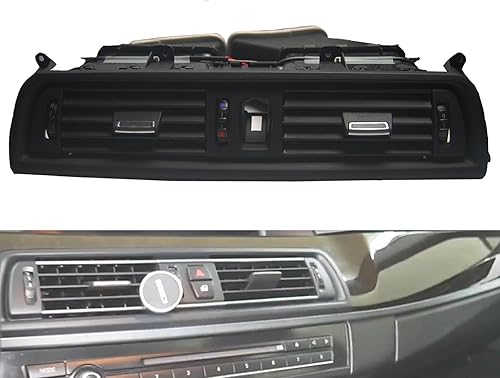 Miniatura 7 de Rejilla trasera de aire fresco con ventilación de CA para consola central interior compatible con BMW Serie 5 F10 F11 520i 523i 525i 528i 530i 535i