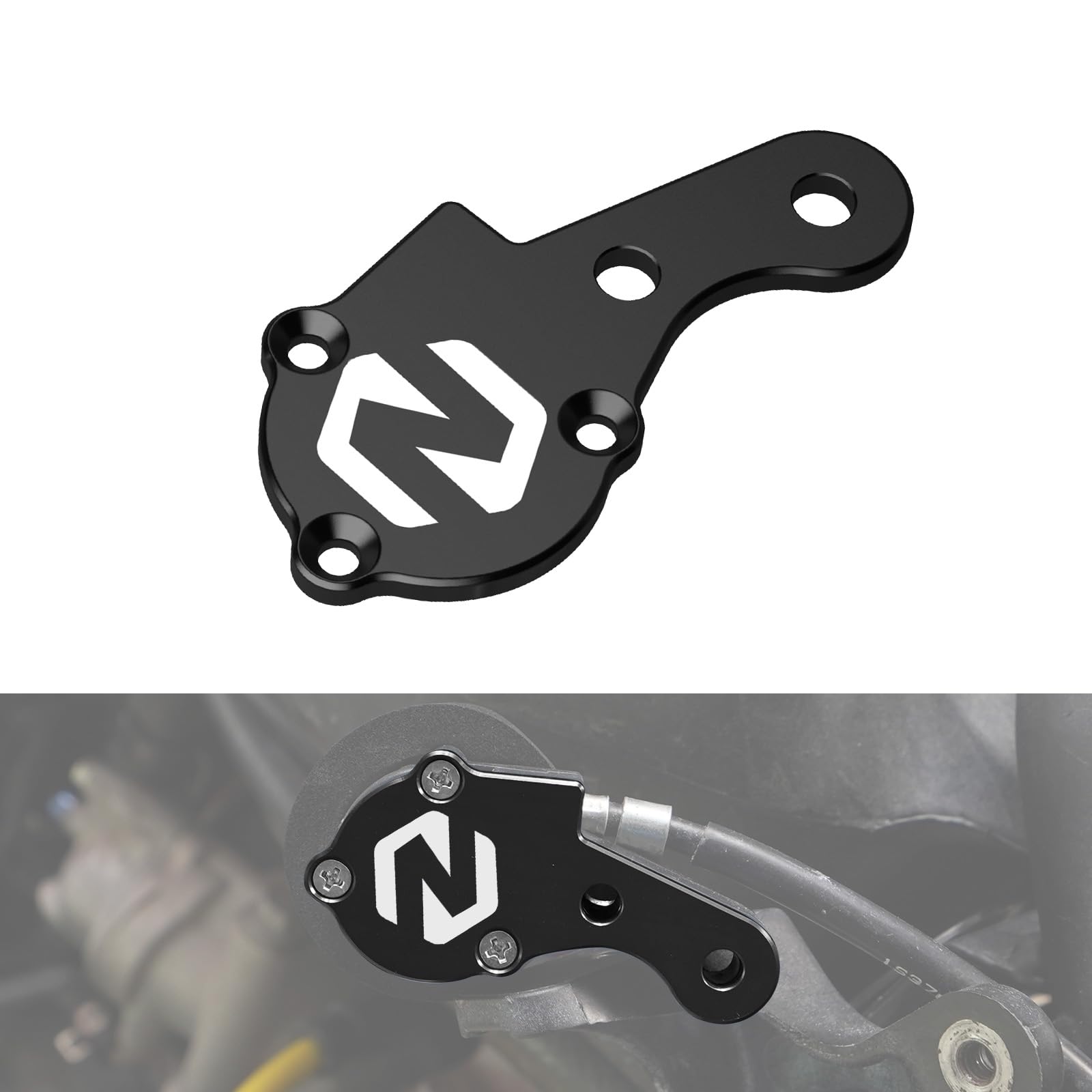 NICECNC Kit de réparation de système de recul Noir pour Moto Compatible with Yamaha Raptor 700 2006-2008, 2013-2023, Raptor 700R 2009, 2011-2013, 2015-2023, Raptor 700R SE 2017-2023