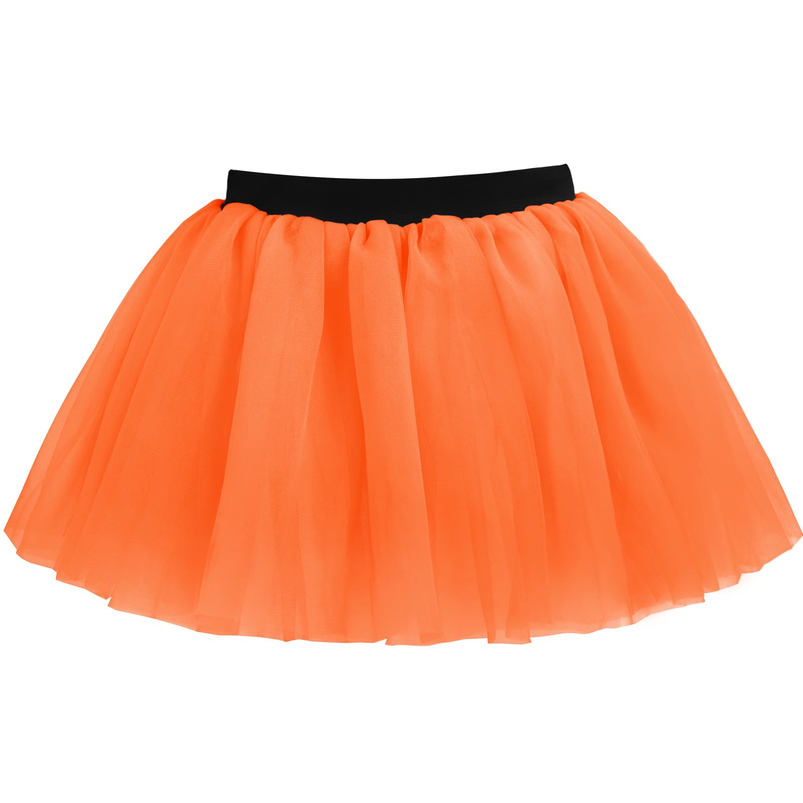 Tutu for Women Adults Elastic Tutu Skirts for Women 3 Layered Colorful Running Tutu Rave Costume