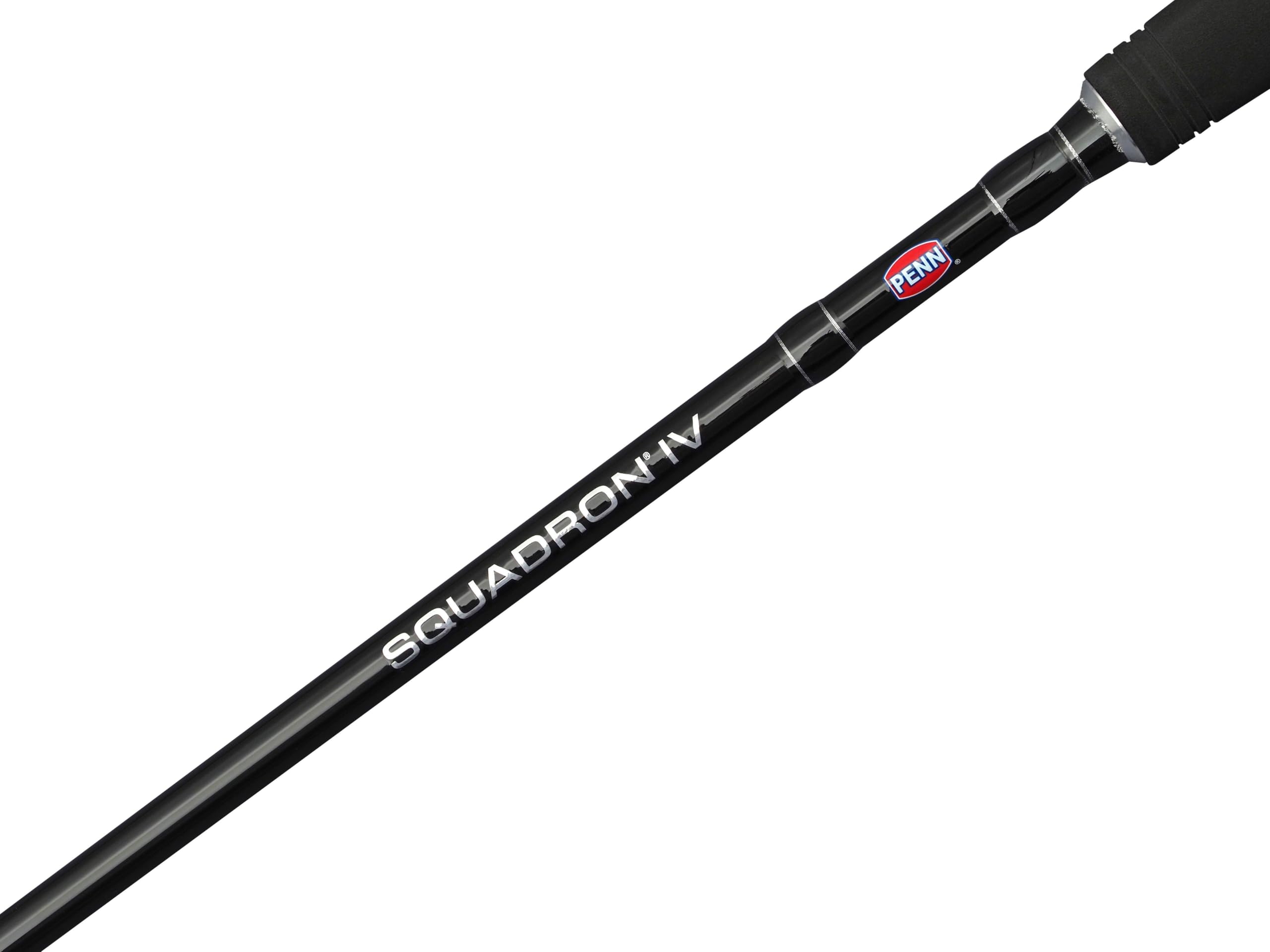 Penn Squadron IV Travel Spin Canne à pêche | Canne à Lancer pour la pêche en mer côtière avec leurres et prédateurs | Blank en Carbone 24T | Options Multiples