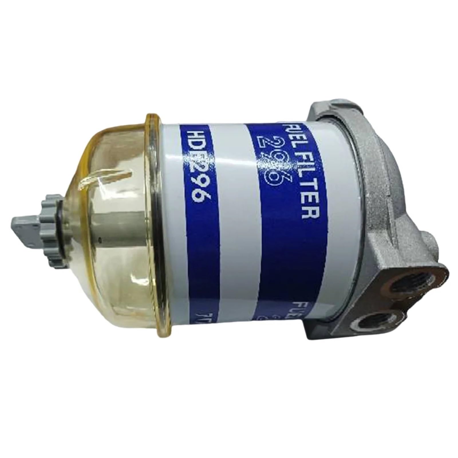 Filtro diésel Separador de agua y aceite Conjunto de taza única 7111-296 HDF296 Combustible universal 296 elementos Filtro de combustible Filtro de gasolina