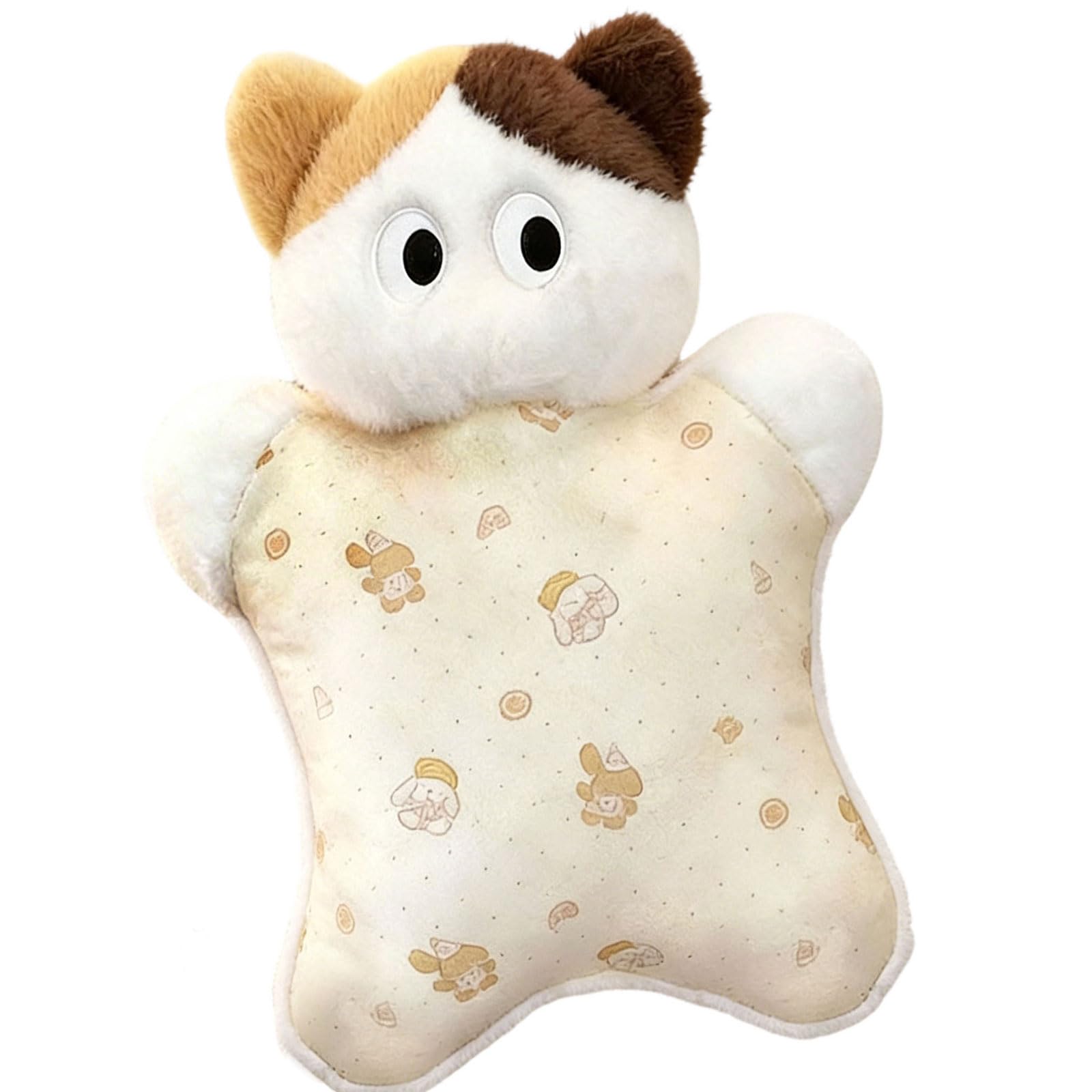 Kaeltsyn Cats Dog Theme Stress Relief Pillow Soft Fabric Hugging Cushion for Home Decors and Emotional Supports Comfort Cuddling Pillow