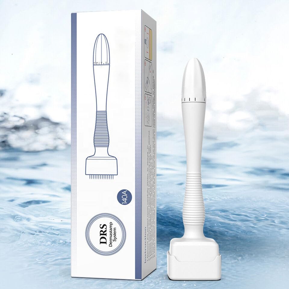 Miniatura 8 de DRS by Dr. Pen Derma Sello para el crecimiento del cabello  140 pines Derma Pen para el crecimiento de cara, cuerpo, cabello y barba  Dermastamp