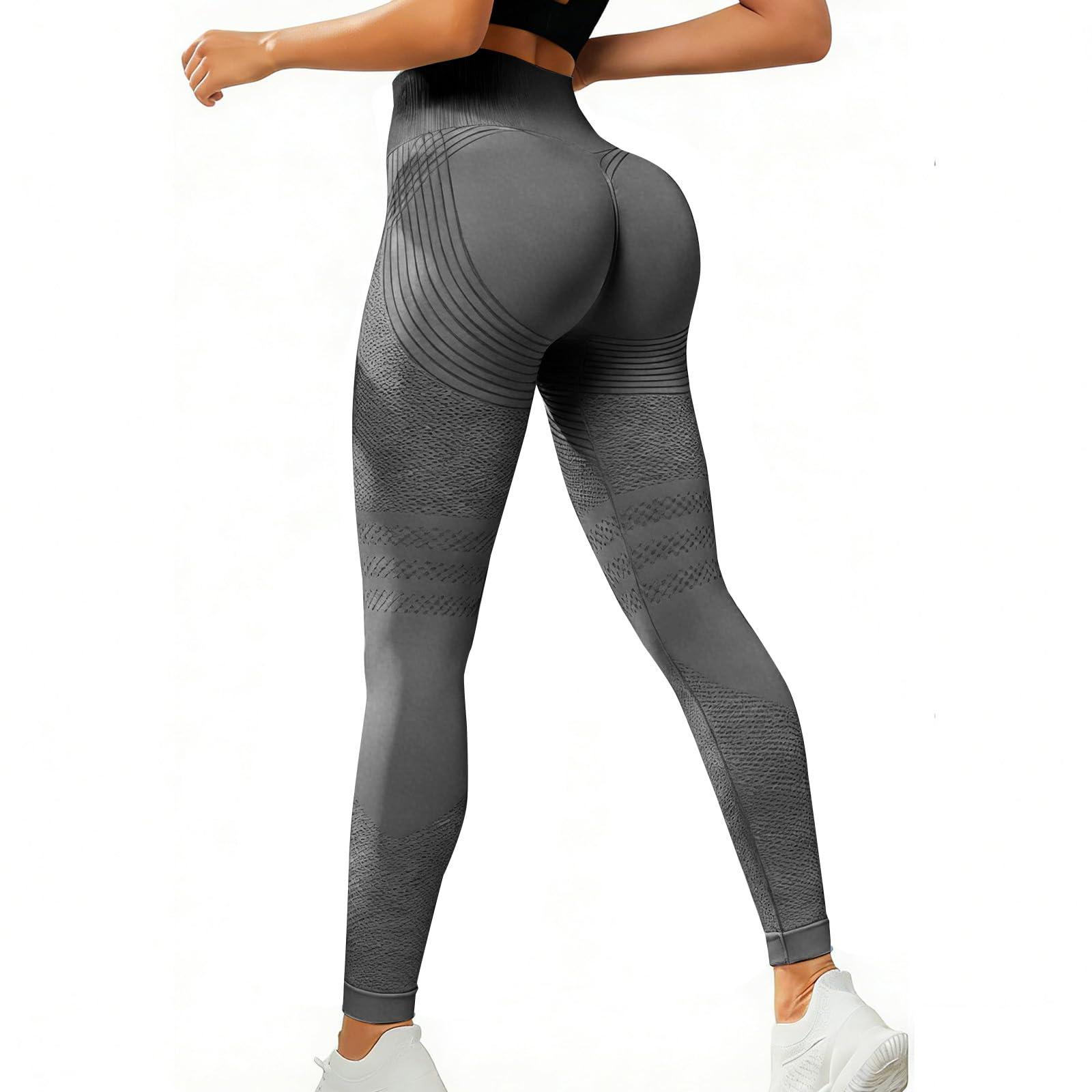 Legging 3D Anti Cellulite Femme Sport Effet Push-Up Ventre Plat Minceur Compression Yoga Fitness Drainage Lymphatique Lipoedeme Running