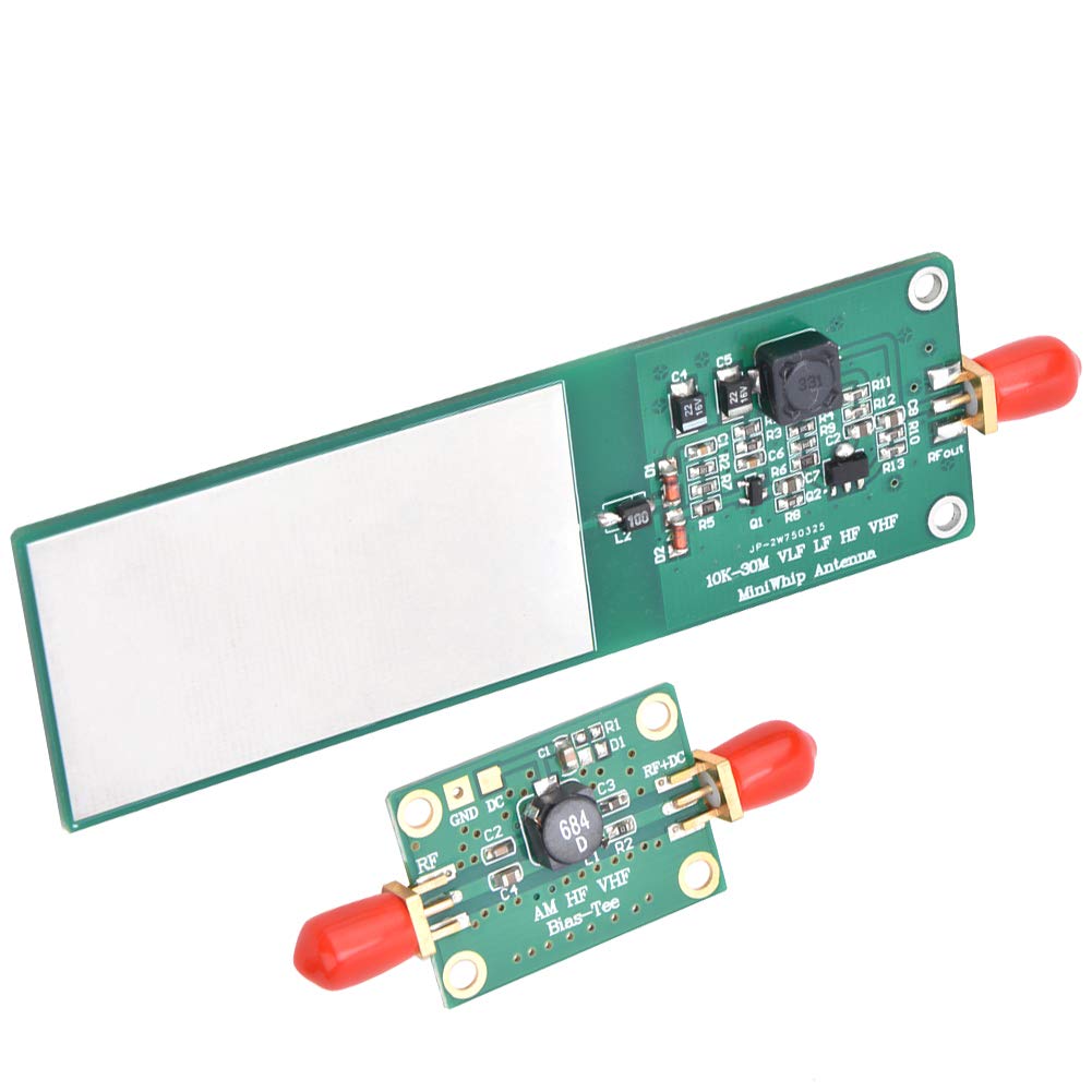 Antena Activa De Onda Corta Mini-Whip MF/HF/VHF SDR Para Radio Ore Radio De Tubo Transistor Recepcion De Rtl Sdr