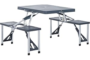 Outsunny Portable Foldable Picnic Table
