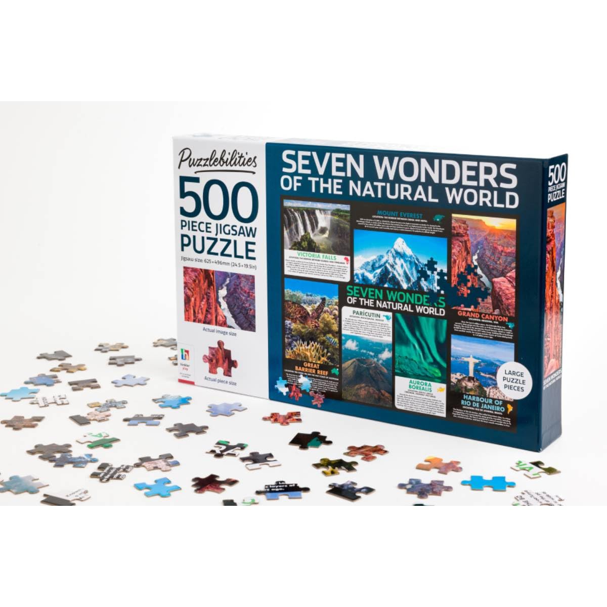Puzzlebilities 500 Jigsaw Puzzle : Seven Wonders of the Natural