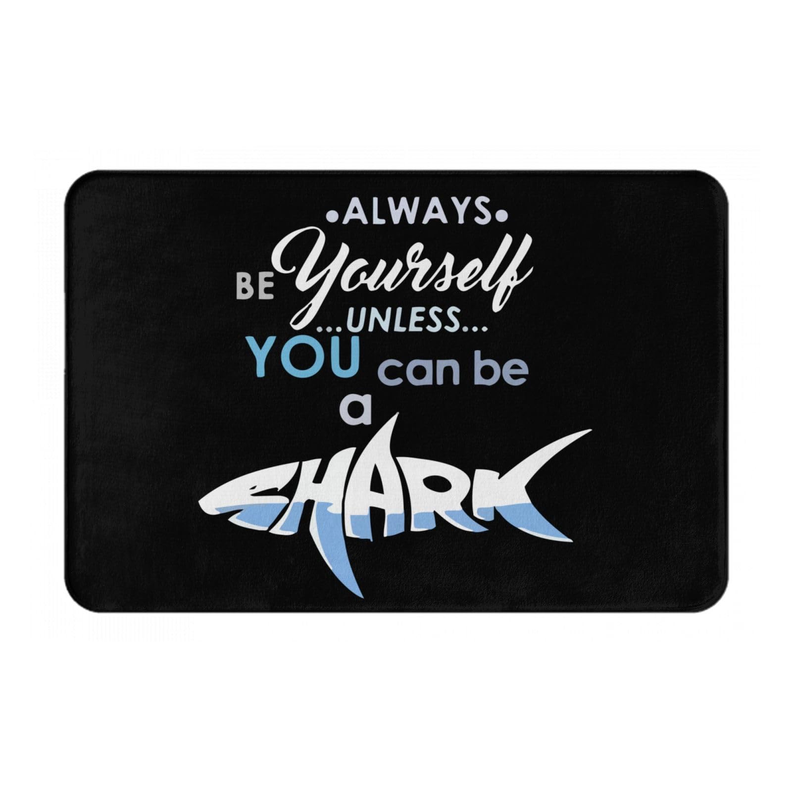 Amazon | 玄関マット シャーク Shark サメ 鮫 英字 バスマット