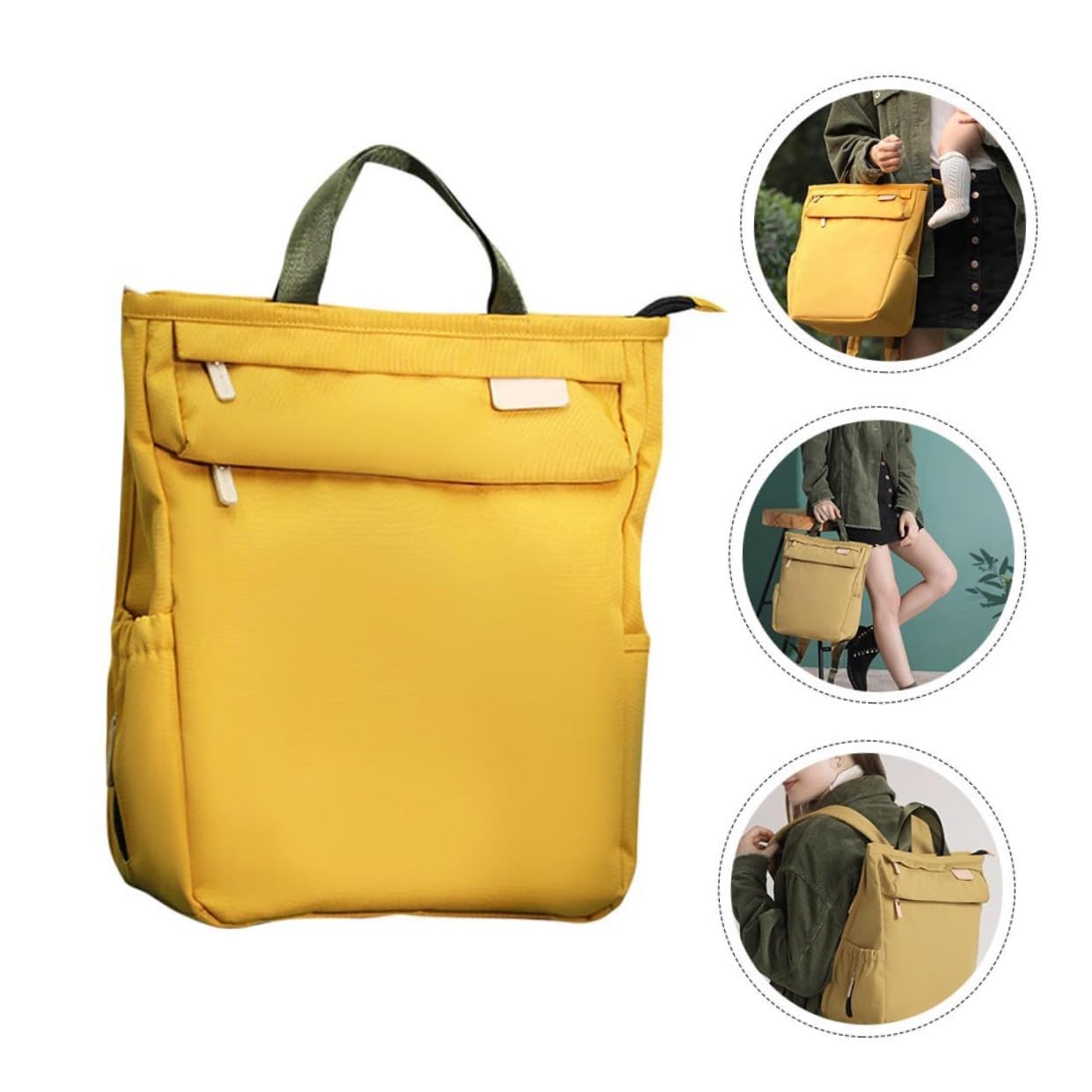 UPKOCH Wickelrucksack Mit Organizer Für Wickelutensilien Großer Kapazität Für Windeln Spielzeug Und Flaschen Praktisch Am Kinderwagen Befestigbar Stilvoll Für Jeden Tag