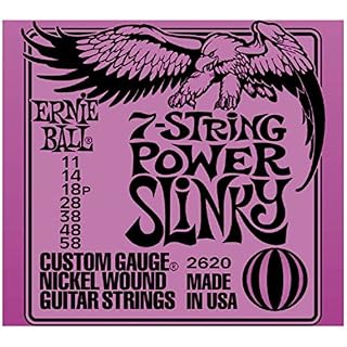 6 ensembles d’Ernie Ball 2620 Nickel 7 cordes Power Slinky Cordes pour guitare électrique - Les Beatles, Paul McCartney, John Lennon, RIngo Starr, George Harrison 6 ensembles d'Ernie Ball 2620 Nickel 7 cordes Power Slinky Cordes pour guitare électrique – Image 3