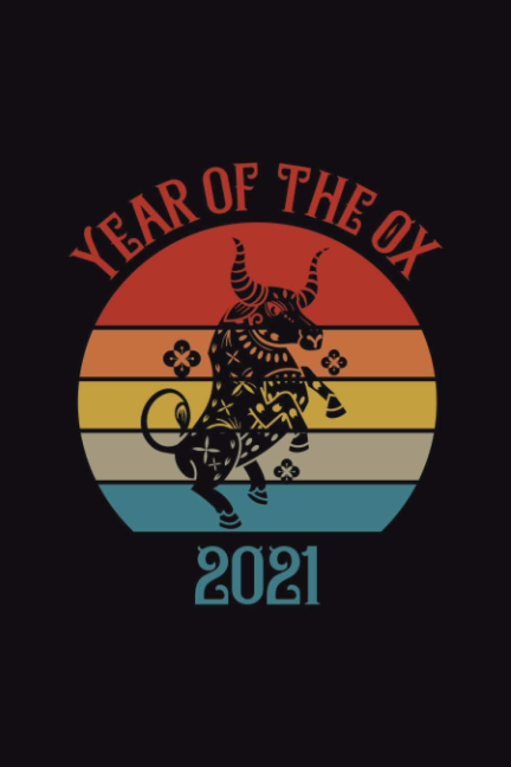 Year of the Ox Retro Vintage Lunar New Year 2021