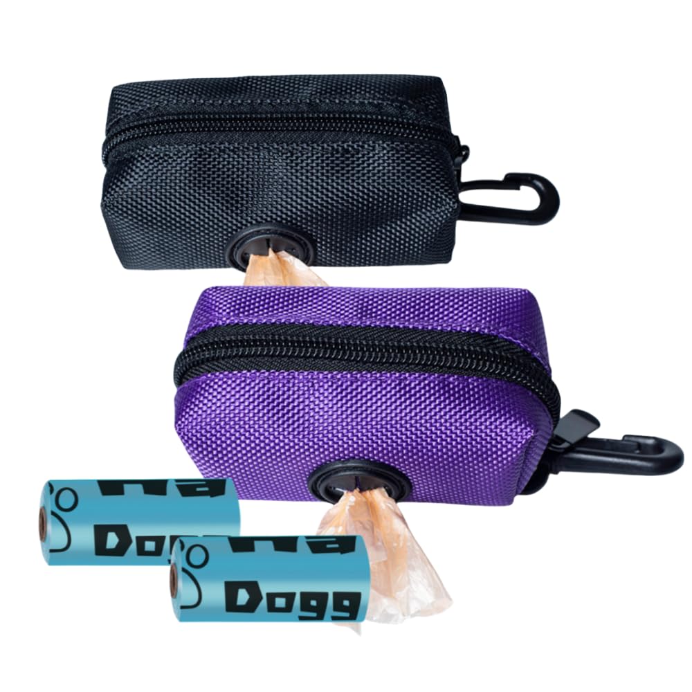 Porta Sacchetti Per Cacca Di Cane - Distributore Con Portachiavi E Space Per Dolcetti