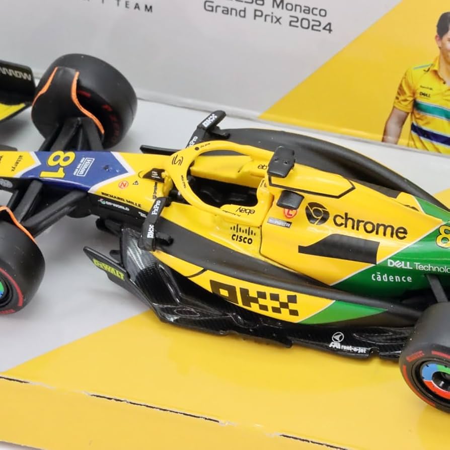 Amazon.co.jp: ブラゴ 1/43 2024 マクラーレン MCL38 モナコGP