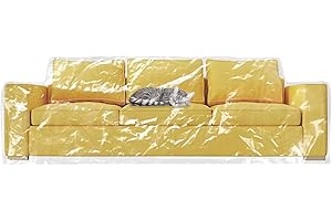 Clear Plastic Couch Covers for Pets Sofa Protector