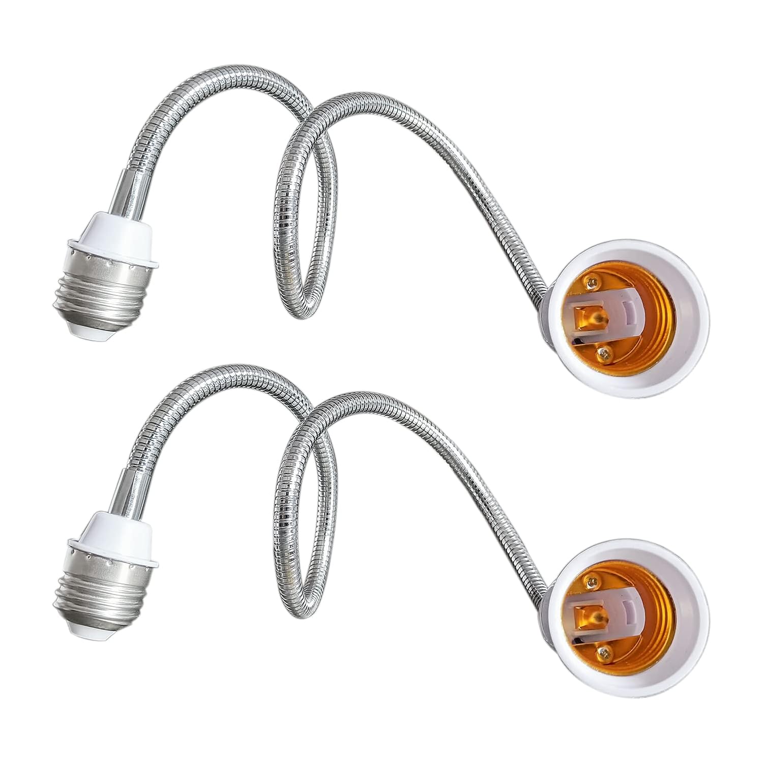 siJesitte E26/E27 Light Socket Extender,22.8 in 58 cm Bendable Flexible