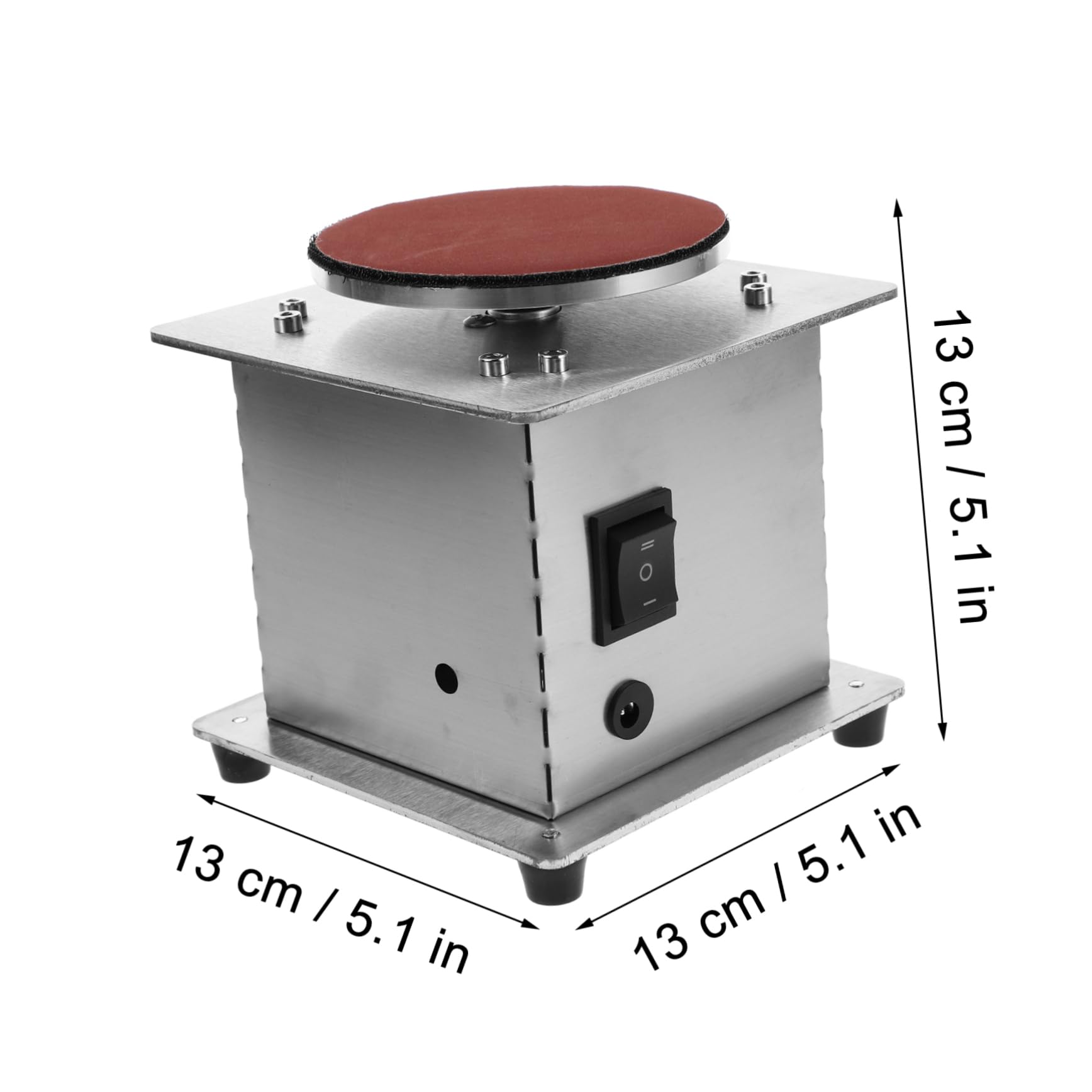 LIFKOME Mini Disc Sander with Quick Sandpaper Replacement Compact Design for Wood Metal and Stone Projects Includes Sandpaper and Wrenches for Precision