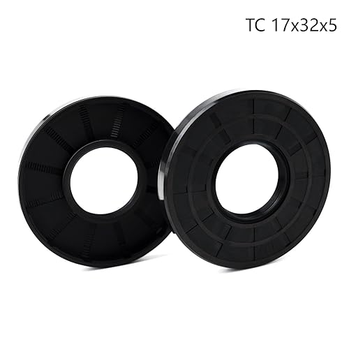 Miniatura 10 de XiKe 2 sellos de aceite, sellos de labio, TC 0.472 in x 1.260 in x 0.276 in, sello de eje de aceite de doble labio de goma de nitrilo, diseñado