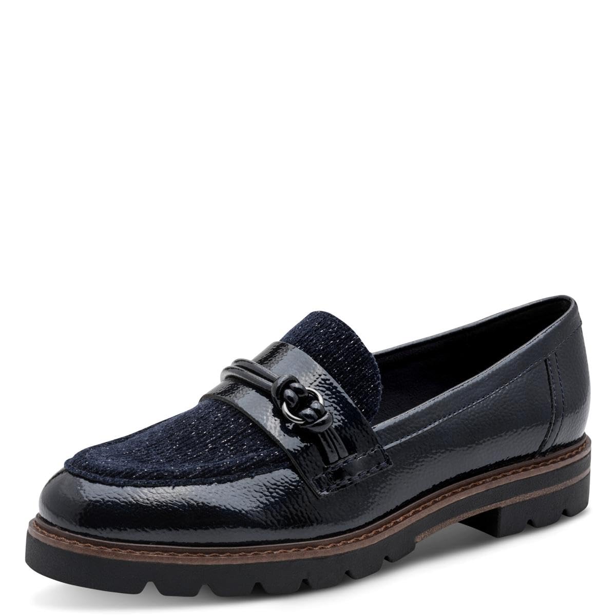 Marco Tozzi Women's Slippers, Material Mix of Textile and Synthetic, Soft Insole, Soft Inner Lining, Vegan, Soft