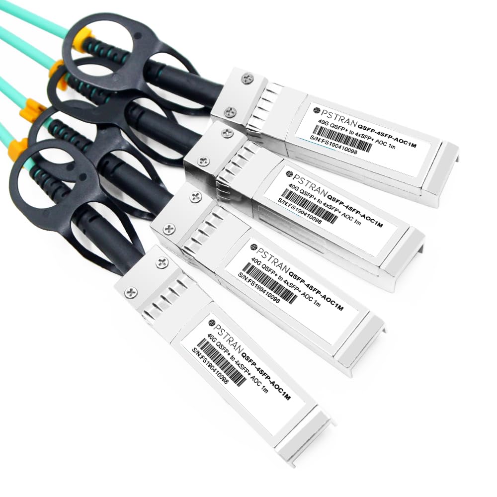 Cavo Breakout Cisco QSFP-4X10G-AOC1M – 1 Metro, 40GBase-AOC A 4x SFP+ 10G