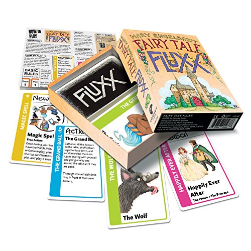 Looney Labs Fairy Tale Fluxx -Best Card Game Card Games For Kids And Adults Family Games For Game Night Fun Games Kid Games Fun Card Games For Adults 2-6 Player Games Ages 8 To Adult 100 Playing Cards #TOP2